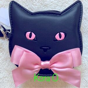 BBW Black Cat Coin Purse NEW